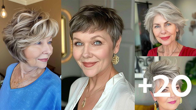 +20 Stylish and Sassy Haircuts Older Women Love Getting