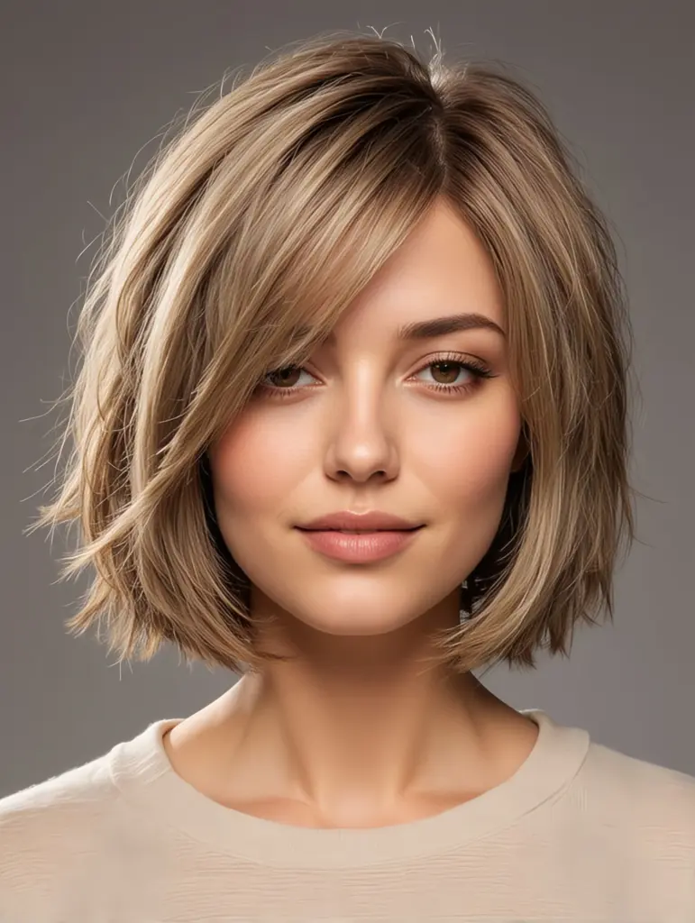 Flattering Haircuts for Women with Round Faces