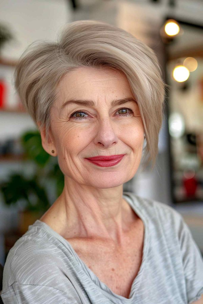 Gorgeous Long Pixie Cuts Women Over 50 Can't Resist