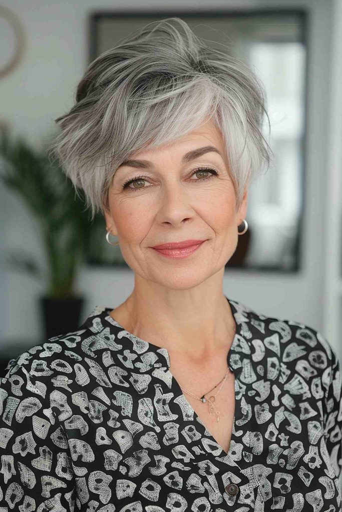 Gorgeous Long Pixie Cuts Women Over 50 Can't Resist