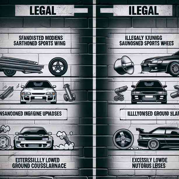 자동차 튜닝이 합법인지 불법인지 구분하는 기준 자동차 튜닝이 합법인지 불법인지 구분하는 기준