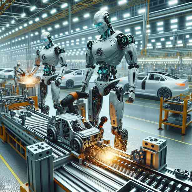 AI 공장 로봇이 자동차 생산라인을 지배하는 현장 AI 공장 로봇이 자동차 생산라인을 지배하는 현장