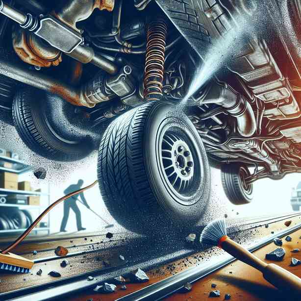 차량 하체 이물질 소음 제거 팁 차량 하체 이물질 소음 제거 팁