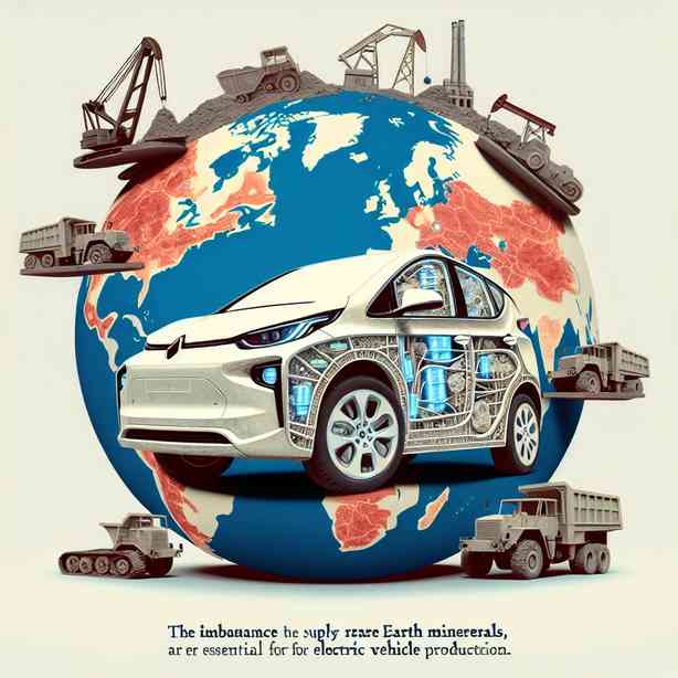 전기차 생산에 필요한 희토류 자원의 수급 불균형