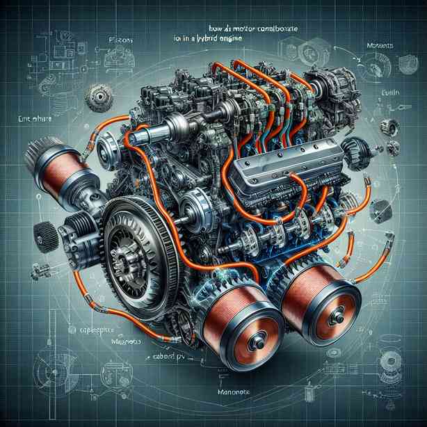 하이브리드 엔진에서 모터와 엔진이 협력하는 방식 하이브리드 엔진에서 모터와 엔진이 협력하는 방식