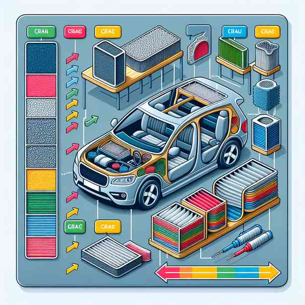 차량 실내 공조 필터의 등급별 차이