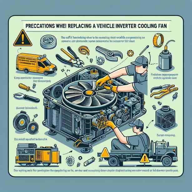 차량용 인버터 냉각팬 교체 시 주의사항 차량용 인버터 냉각팬 교체 시 주의사항