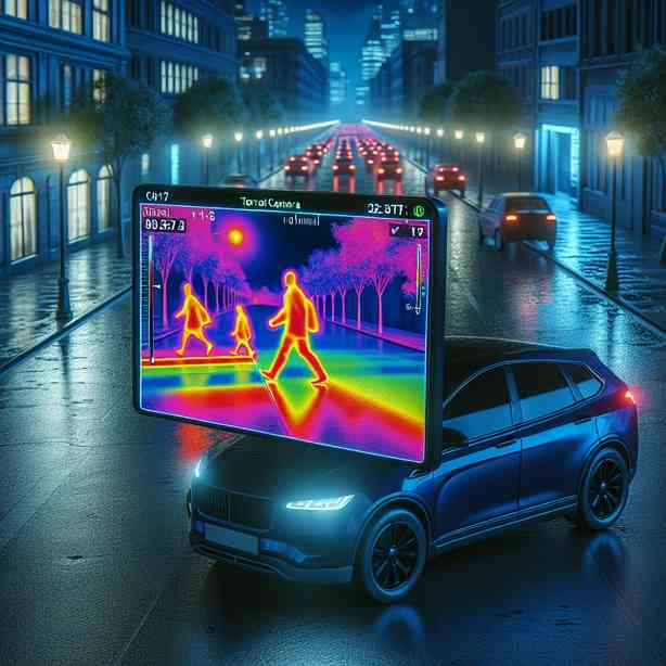 차량용 열화상 카메라가 감지하는 위험 상황 차량용 열화상 카메라가 감지하는 위험 상황