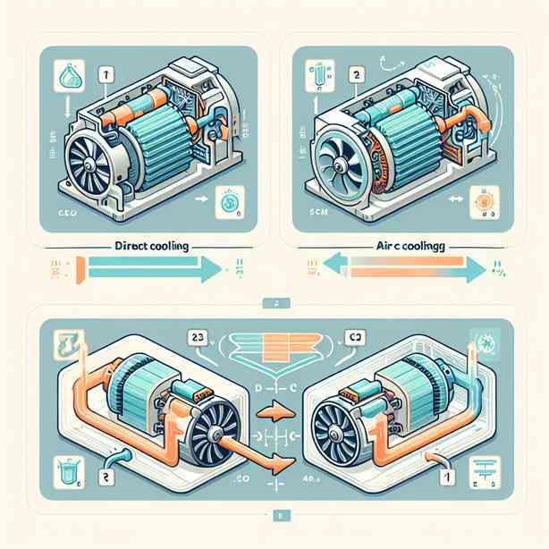 전기차 모터 냉각 기술 비교