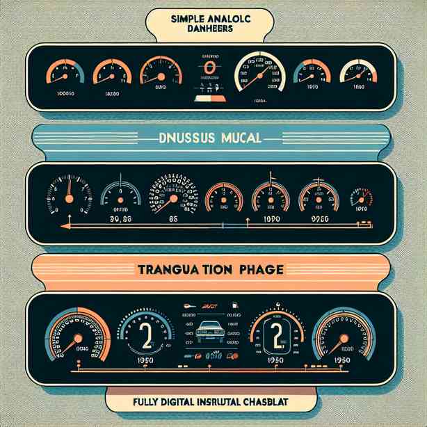 차량용 디지털 계기판의 디자인 진화 차량용 디지털 계기판의 디자인 진화
