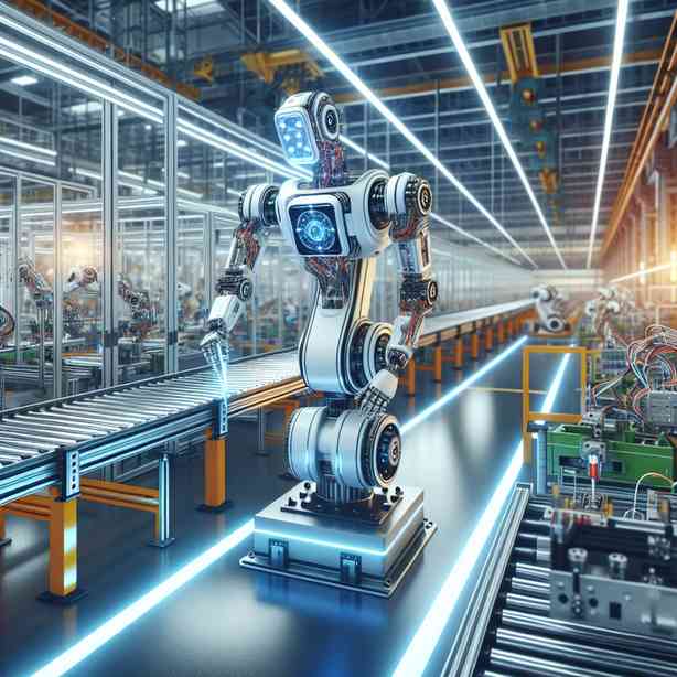 AI 로봇이 조립하는 완전자동 생산 라인의 실제 AI 로봇이 조립하는 완전자동 생산 라인의 실제