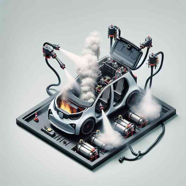 전기차용 배터리 화재 진압 시스템 기술 동향 전기차용 배터리 화재 진압 시스템 기술 동향