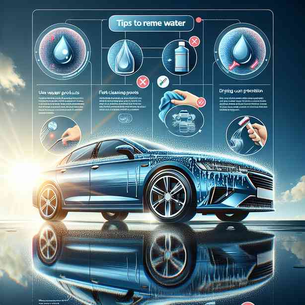 자동차 세차 후 생기는 물자국 없애는 팁 자동차 세차 후 생기는 물자국 없애는 팁