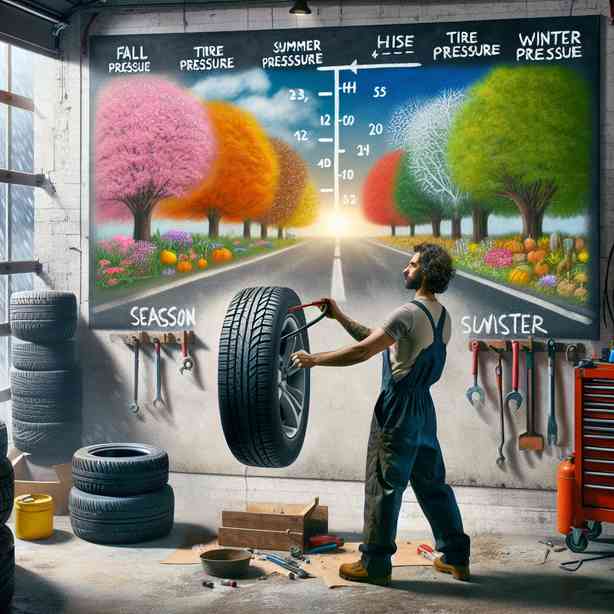 계절에 따른 타이어 압력 조절 팁 계절에 따른 타이어 압력 조절 팁