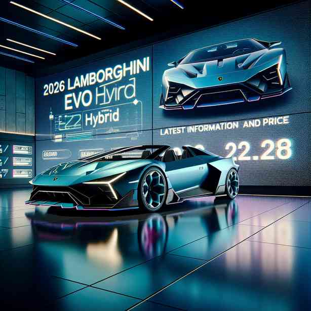 2026 람보르기니 에보 스파이더 하이브리드 최신 정보와 가격 2026 람보르기니 에보 스파이더 하이브리드 최신 정보와 가격