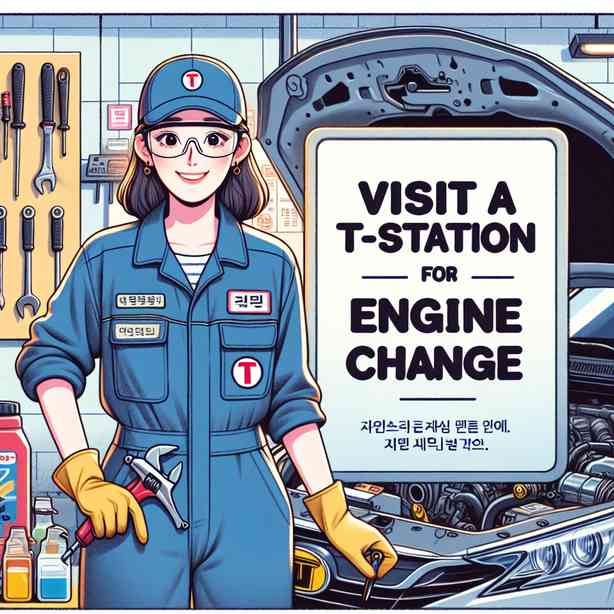 엔진오일 교환이 고민이라면 티스테이션 방문을 엔진오일 교환이 고민이라면 티스테이션 방문을