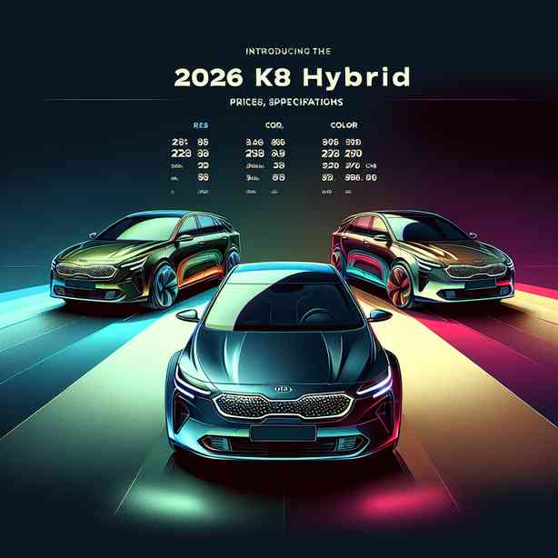 2026 기아 K8 하이브리드 가격 제원 및 색상 소개 2026 기아 K8 하이브리드 가격 제원 및 색상 소개