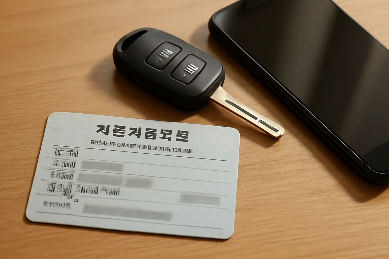 자동차등록증 / AI 생성 이미지